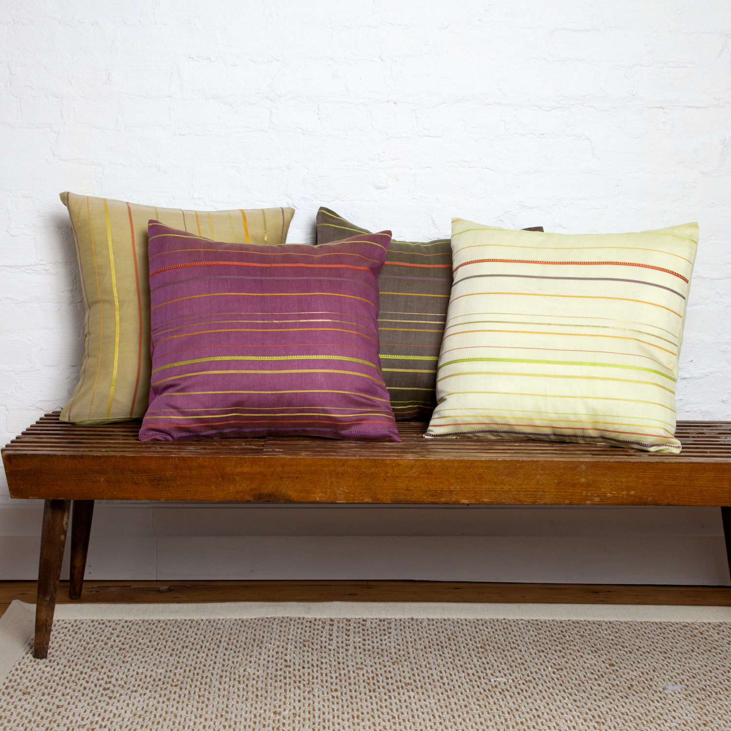 Rainbow Weave Pillow Covers Collection